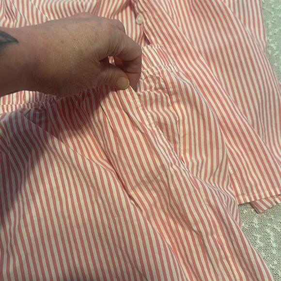 TORRID Cotton Boxer High-Rise Shorts Ready stripe honeysuckle size 0 12 Large - Picture 5 of 9